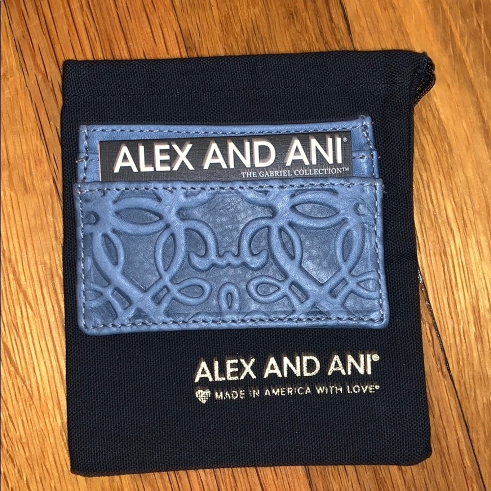Leather Alex & Ani card holder